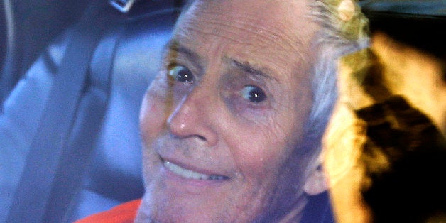 FILE - In this Tuesday, March 17, 2015, file photo, millionaire Robert Durst is escorted from Orleans Parish Criminal Distric