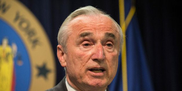 NEW YORK, NY - MAY 27: New York Police Commissioner Bill Bratton speaks at a press conference about a new community prevention program for heroin overdoses in which New York police officers will carry kits with Naloxone, an heroin antidote that can reverse the effects of an opioid overdose, on May 27, 2014 in New York City. The New York Police Department is being provided 19,500 kits for officers; the program will begin after officers receive training. The Naloxone is administered nasally. (Photo by Andrew Burton/Getty Images)