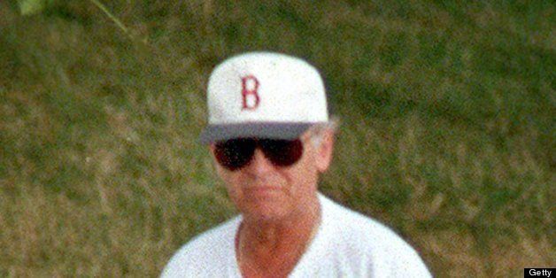 SOUTH BOSTON - 1994: James 'Whitey' Bulger walks along Castle Island in South Boston. (Photo by John Tlumacki/The Boston Globe via Getty Images)