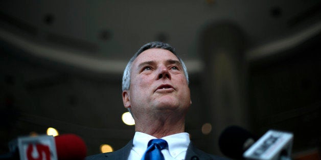 St. Louis County Prosecuting Attorney Robert P. McCulloch speaks during a news conference discussing charges issued against A