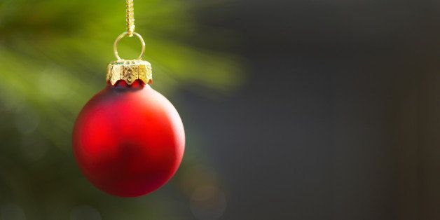Christmas ornament hanging on tree
