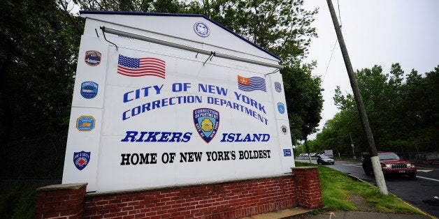 A view of the entrance to Rikers Island penitentiary complex where IMF head Dominique Strauss-Kahn is being held, in New York