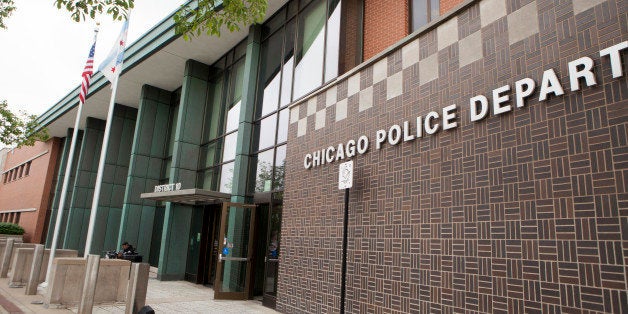 CHICAGO, IL - JUNE 11: An exterior view shows the Chicago Police Department headquarters in the high-crime 10th District, on