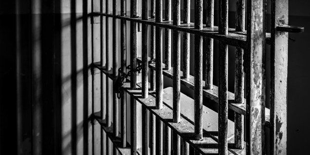 Prison Cell Bars - Black and White