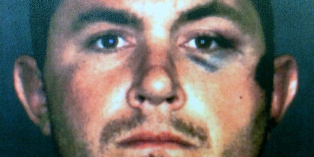 This undated booking photo provided by the San Bernardino County Sheriff's Department shows Francis Jared Pusok, of Apple Val