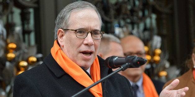 NEW YORK, NY - DECEMBER 12: Scott M. Stringer, NYC Comptroller attends Cooper Hewitt, Smithsonian Design Museum's ribbon cutting opening ceremony at Cooper Hewitt, Smithsonian Design Museum on December 12, 2014 in New York City. (Photo by Slaven Vlasic/Getty Images)