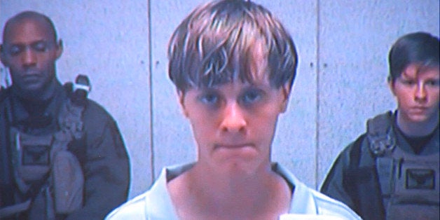 Dylann Roof appears via video before a judge in Charleston, S.C., on Friday, June 19, 2015. The 21-year-old accused of killin