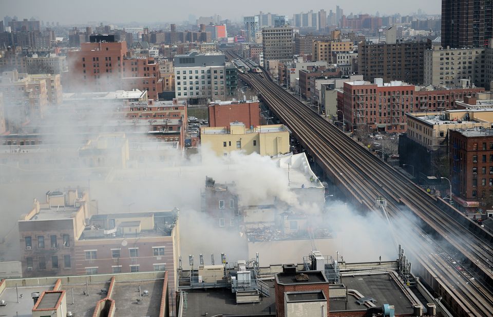 Harlem building explodes