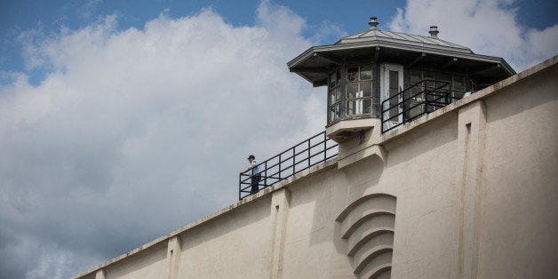 DANNEMORA, NY - JUNE 18: Clinton Correctional Facility is seen on June 18, 2015 in Dannemora, New York. After conducting a manhunt across approximately 10,000 acres for two escaped convicts from Clinton Correctional Facility on June 6, officials announced roads and roadblocks would be reopened on major routes going into Dannemora, where the prison is located. (Photo by Andrew Burton/Getty Images)