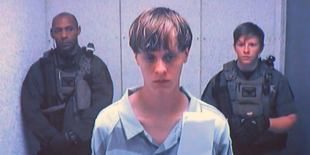 Dylann Roof appears via video before a judge in Charleston, S.C., on Friday, June 19, 2015. The 21-year-old accused of killin