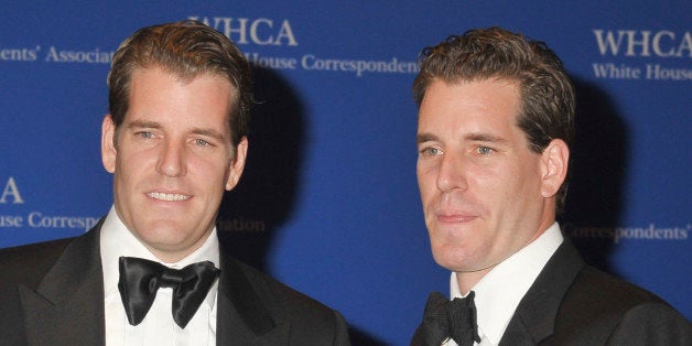 WASHINGTON, DC - MAY 03: Cameron Winklevoss and Tyler Winklevoss attend the 100th Annual White House Correspondents' Associat