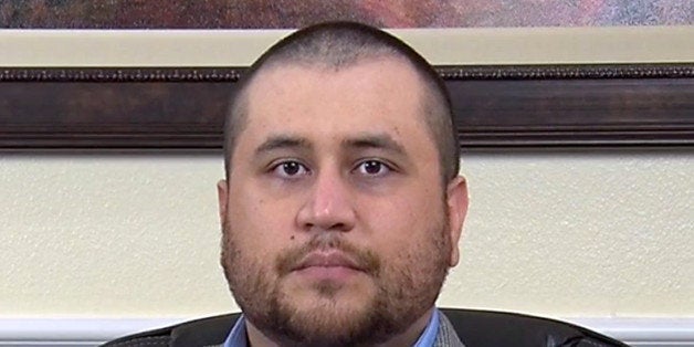 This image taken from a video released by attorney Howard Iken on Wednesday, March 12, 2014, shows George Zimmerman, the form