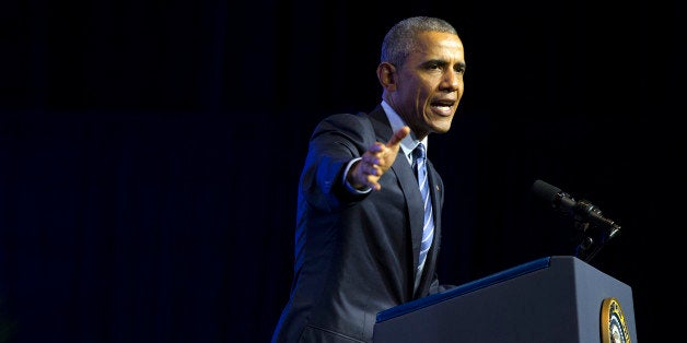 President Barack Obama speaks at the NAACP's 106th national convention at the Philadelphia Convention Center, on Tuesday, Jul