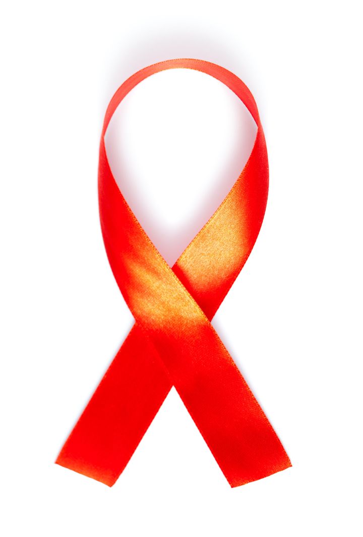 aids awareness red ribbon