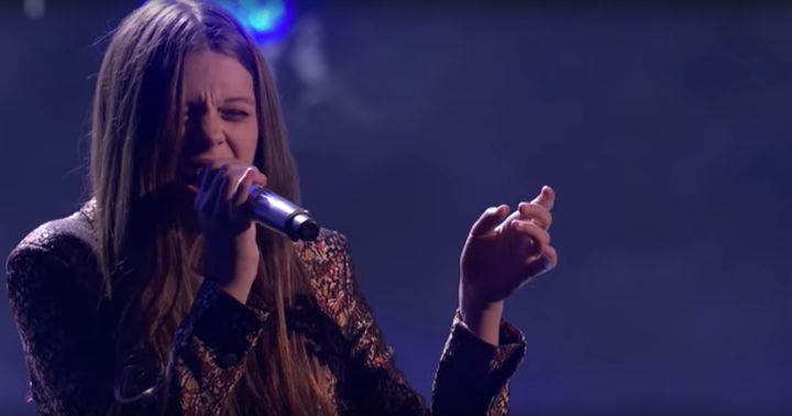 Courtney Hadwin, 14, competed in the 'America's Got Talent' final
