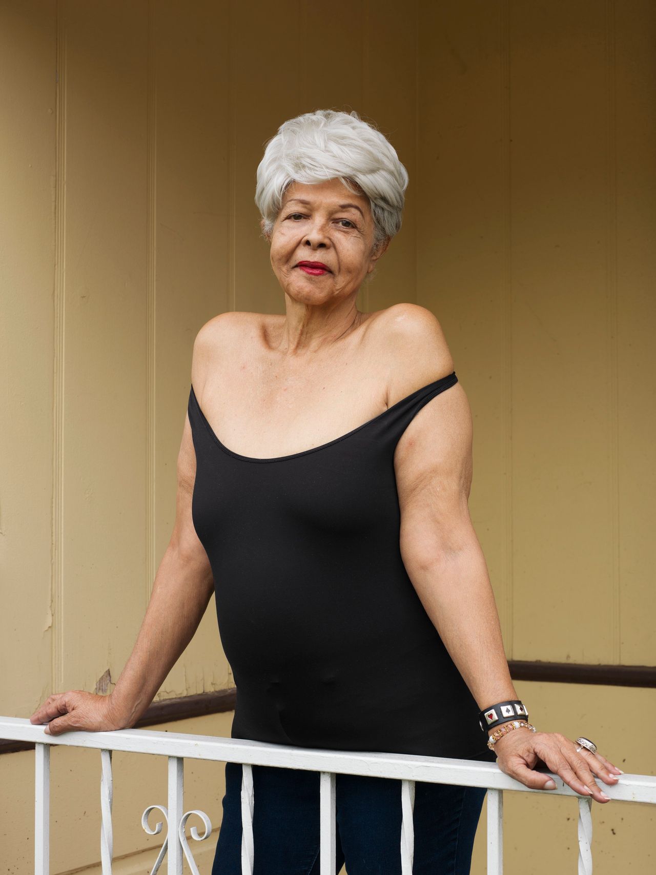 Dutchess Milan, 69, Los Angeles<br><br>“My mother said when you die, you stand there before the light, and you say, 'Was I worthy of myself to know that I have liked me?' OK? I like me. OK? And I will tell the whole chorus, honey, 'I like me.' I don't hurt anybody, I don't do anybody wrong, you know. I’ve dealt with everything I can, as much as I can. So just find that inside yourself and take time with that person. Faults, flaws, wishes, all of it — it doesn't matter. We're not going to get it all. None of us gets it all. OK? But what we do have, we can polish. We can polish it, honey, till it blinds them.”