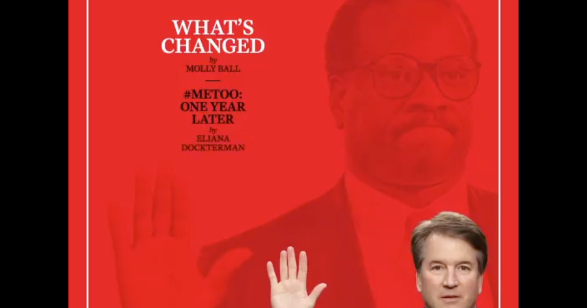 Clarence Thomas Looms Over Brett Kavanaugh In Ominous Time Magazine ...