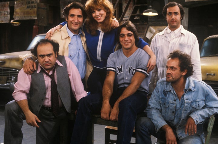 The cast of "Taxi" in 1981.