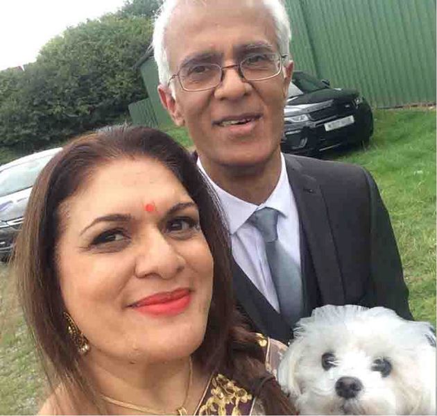 Suresh Vaghela and his wife Rekha