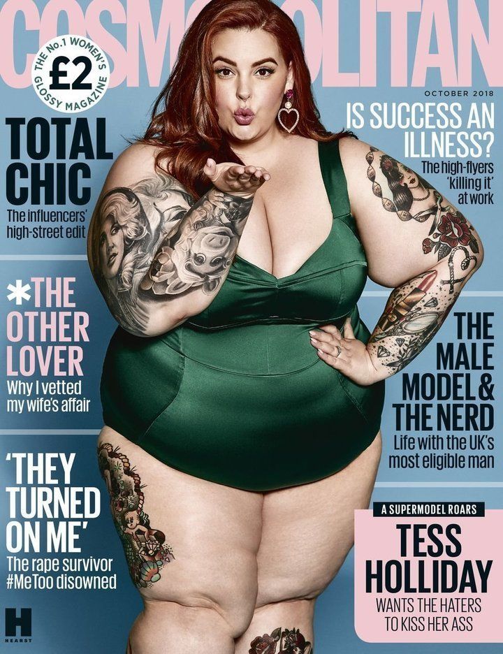 Tess Holliday's appearance on the cover of Cosmopolitan UK caused a stir and sparked a debate on body acceptance.