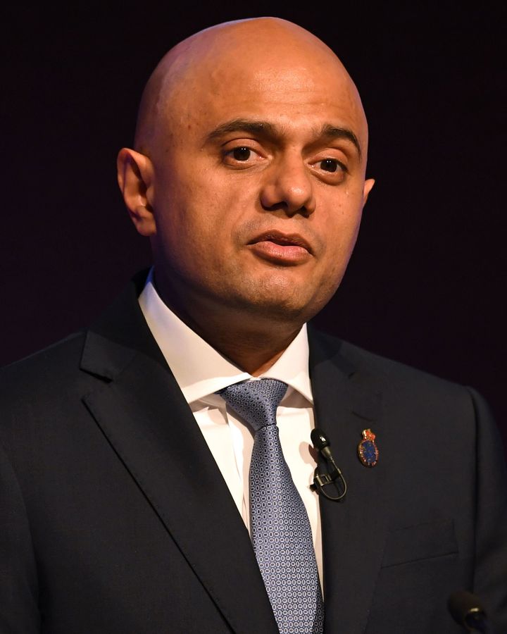 Home Secretary Sajid Javid