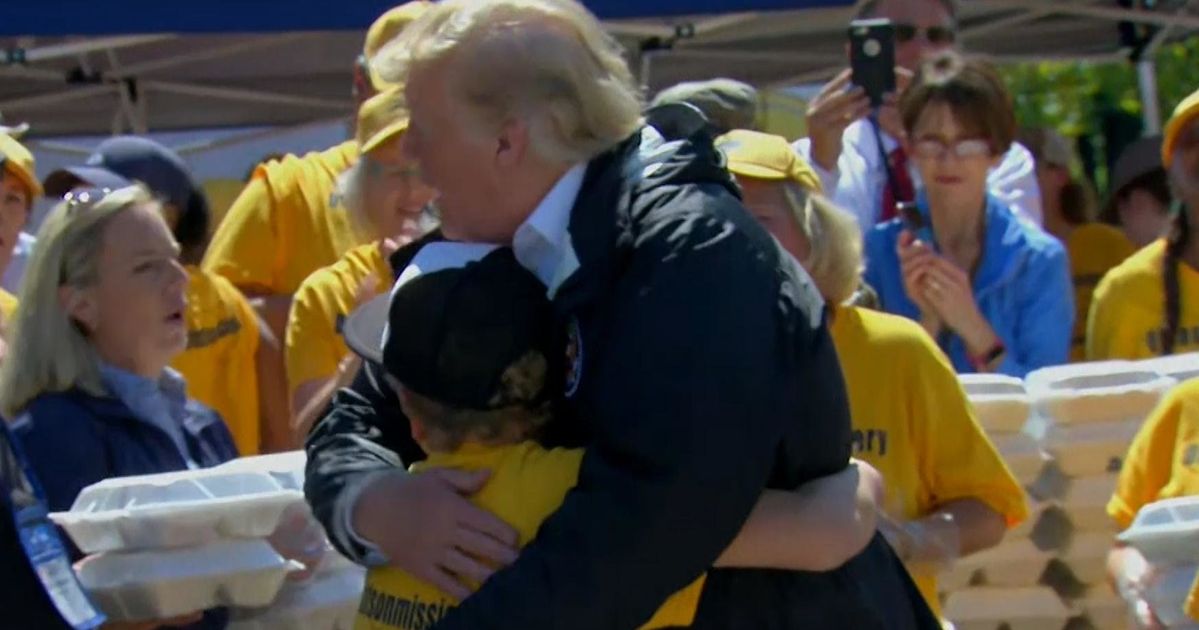 Boy Asks President Trump For A Hug 