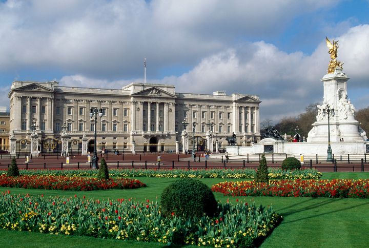 Archive photograph of the main exterior of Buckingham Palace, where Sunday's arrest took place.