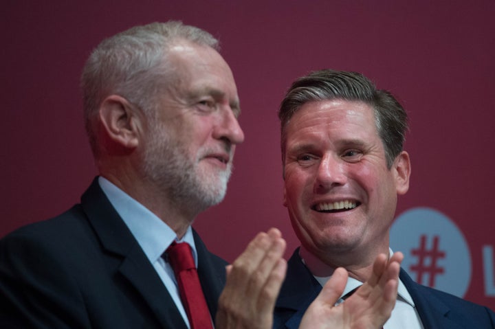 Jeremy Corbyn and Keir Starmer