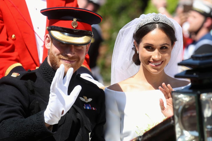 Meghan Markle's something borrowed and something blue traditions have been revealed in a new documentary.