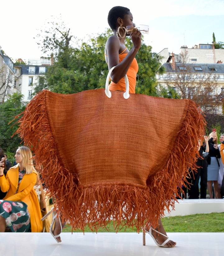 A model on the runway at the Jacquemus spring/summer 2019 show at Paris Fashion week on Monday.