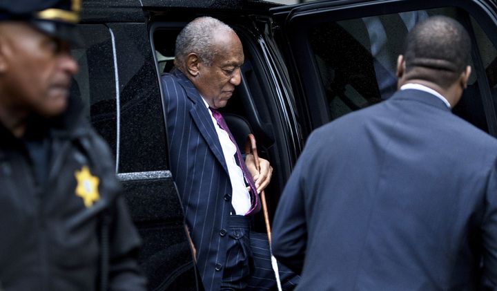 Bill Cosby arrives for a second day of a sentencing hearing at the Montgomery County Courthouse Sept. 25, 2018, in Norristown, Pennsylvania.