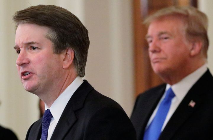 Donald Trump is not even the most notorious accused sexual harasser in Brett Kavanaugh's circle.