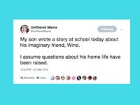 40 Funny Tweets From Parents About Their Kids' Imaginary Friends | HuffPost  Life