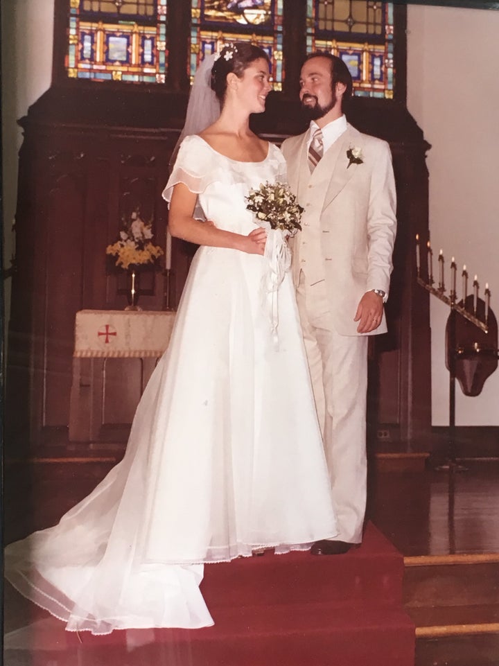 Richard and Cindy Mylin on their wedding day in 1979.