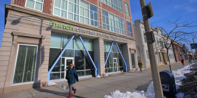 BOSTON - DECEMBER 23: Match Charter Public High School on Commonwealth Avenue. (Photo by Lane Turner/The Boston Globe via Get