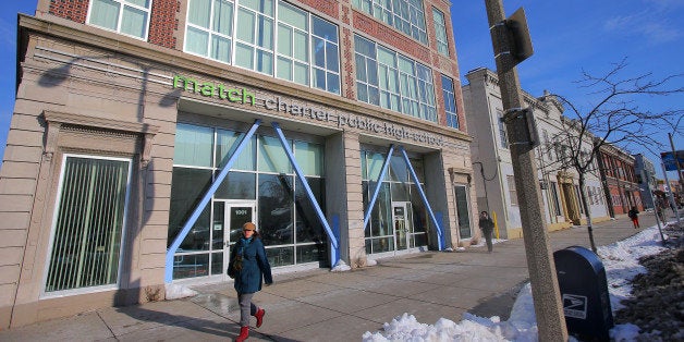 BOSTON - DECEMBER 23: Match Charter Public High School on Commonwealth Avenue. (Photo by Lane Turner/The Boston Globe via Getty Images)