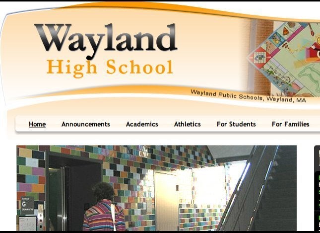 10. Wayland High School, U.S. News Best High Schools National Rank: 478