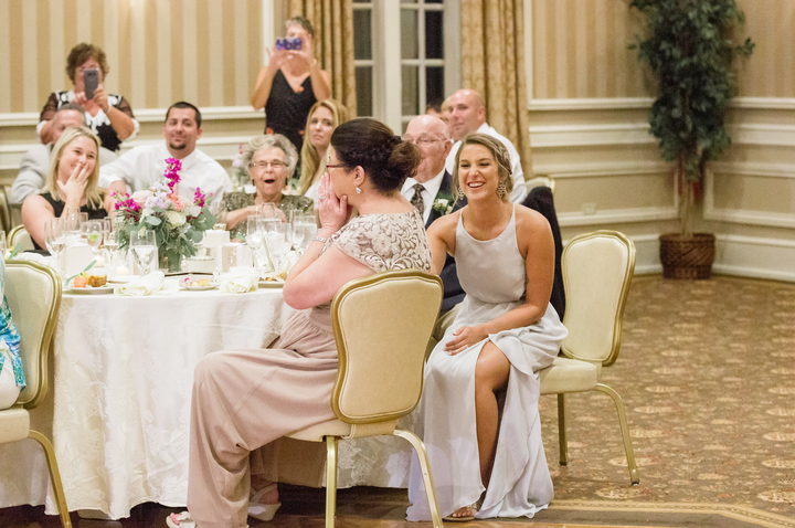 The mother of the bride was floored when she saw her daughter wearing her 1979 wedding gown.