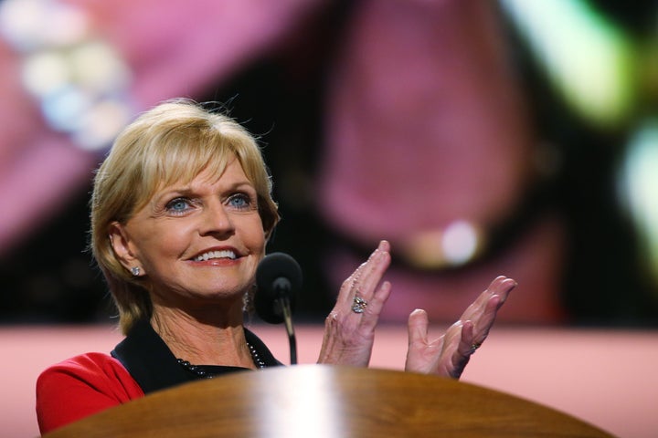 CHARLOTTE, NC - SEPTEMBER 04: North Carolina Gov. Bev Perdue speaks on stage during day one of the Democratic National Convention at Time Warner Cable Arena on September 4, 2012 in Charlotte, North Carolina. The DNC that will run through September 7, will nominate U.S. President Barack Obama as the Democratic presidential candidate. (Photo by Joe Raedle/Getty Images)