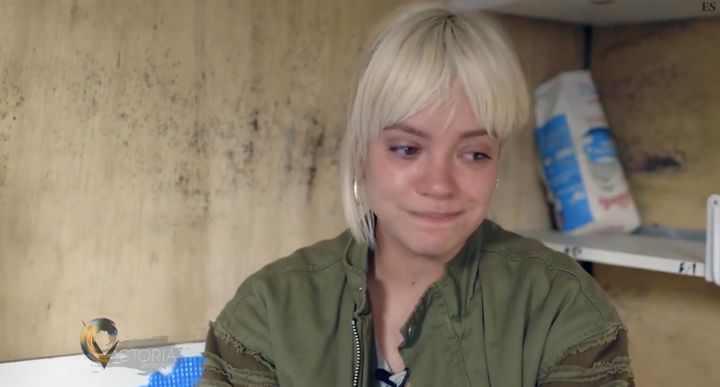 Lily Allen was criticised for her refugee film on 'The Victoria Derbyshire Show'