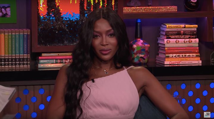 Naomi Campbell on "Watch What Happens Live with Andy Cohen."
