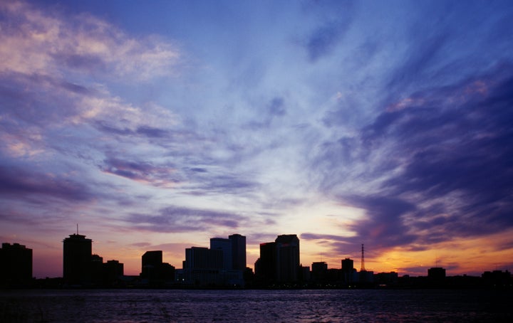 new orleans city skyline...