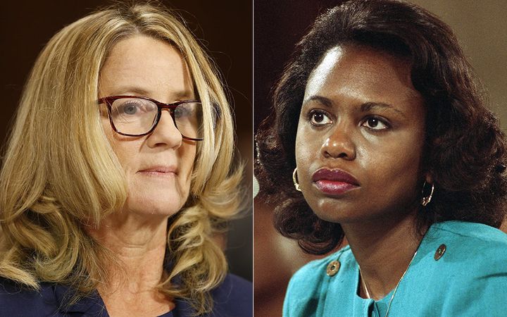 Christine Blasey Ford testified 27 years after Anita Hill spoke out against Clarence Thomas. 