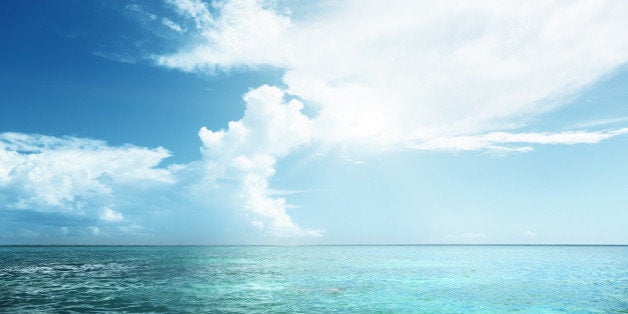 Caribbean sea and perfect sky