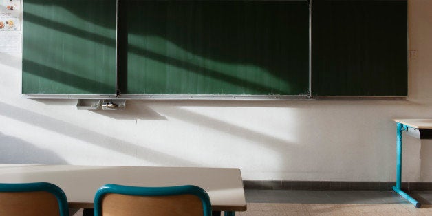 Empty classroom