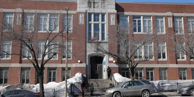 BOSTON - FEBRUARY 27: Three Boston Public Schools which may be targeted for closure such as Middle School Academy, 215 Dorchester St. in South Boston. (Photo by David L. Ryan/The Boston Globe via Getty Images)