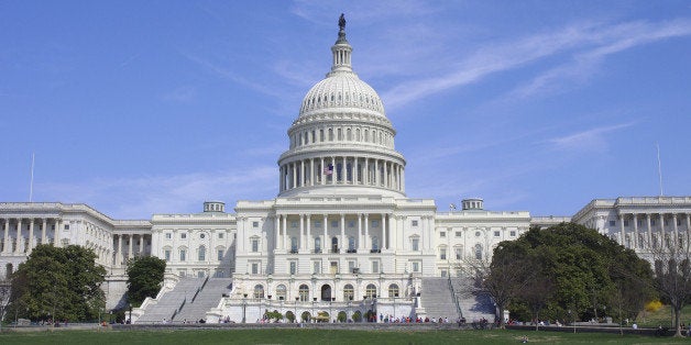 United States Capitol Rotunda. Senate and Representatives government home in Washington D.C.