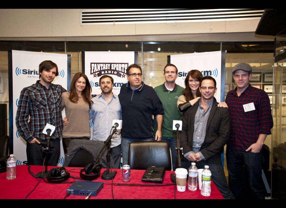 The cast of "The League" on SiriusXM Fantasy Sports Radio