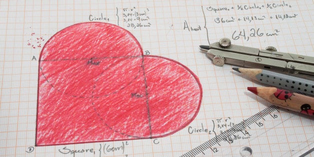 Tribute to Valentine's Day - June 12, 2010 (Brazil)A vision for the geometric construction of a heart, the possibilities for
