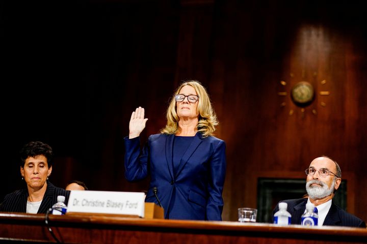 Republican senators hired a women to do their dirty work, refusing to interview Christine Blasey Ford directly. 